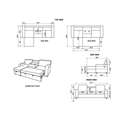 Territory - Pull Out Sofa Bed