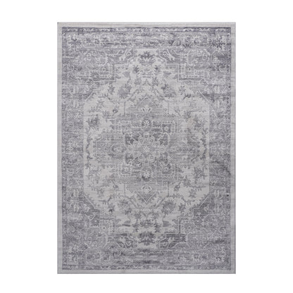 Marfi - 6' X 9' Oriental Area Rug - Silver