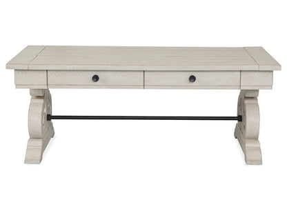 Bronwyn - Rectangular Cocktail Table - Alabaster