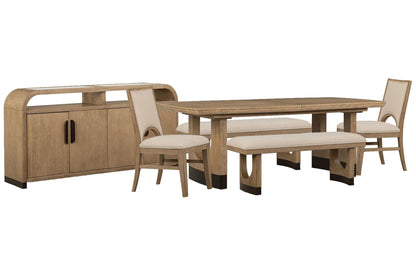 Tristan - Extendable Trestle Dining Table Set