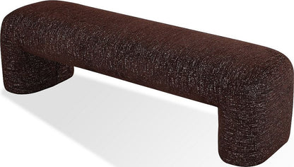 Mocoa - Fully Upholstered Bench - Mongoose Chenille
