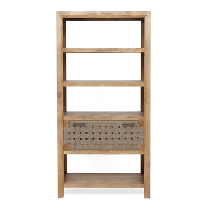 Shelf With Drawer - Beige Brown