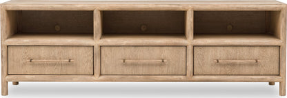 Dorsey - 84" Entertainment Console - Granola
