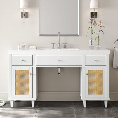 Bathroom Vanity With Sink, Spacious Storage Cabinet