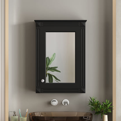 Wall Mounted Bathroom Storage Medicine Cabinet For Over Toilet With Mirror