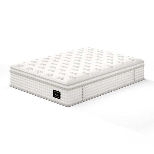 14'' Hybrid Mattress, Memory Foam & Pocket Springs For Pressure Relief