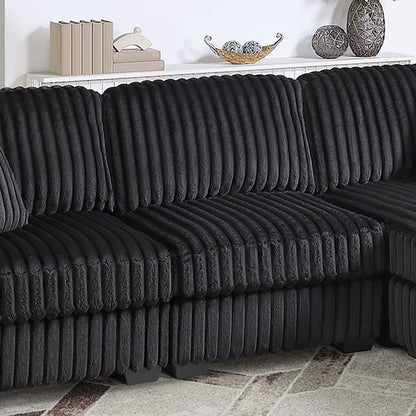 Sectional Sofa Set With Reversible Chaise, Living Room Furniture
