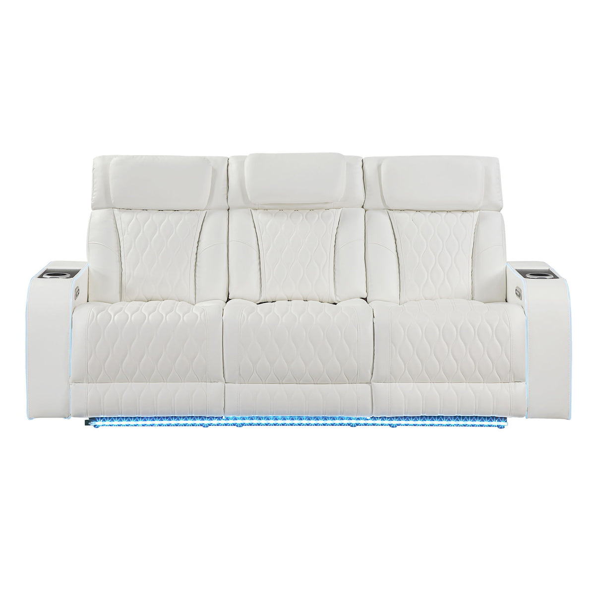 Electra - Power Reclining Set With Power Headrests, Massage And LED Lighting
