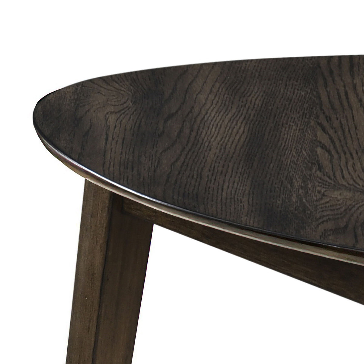 Rex - Guitar Pick Corner Table - Walnut Brown