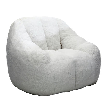 Comfy Bean Bag Chair With Memory Foam Filler, Tufted Soft