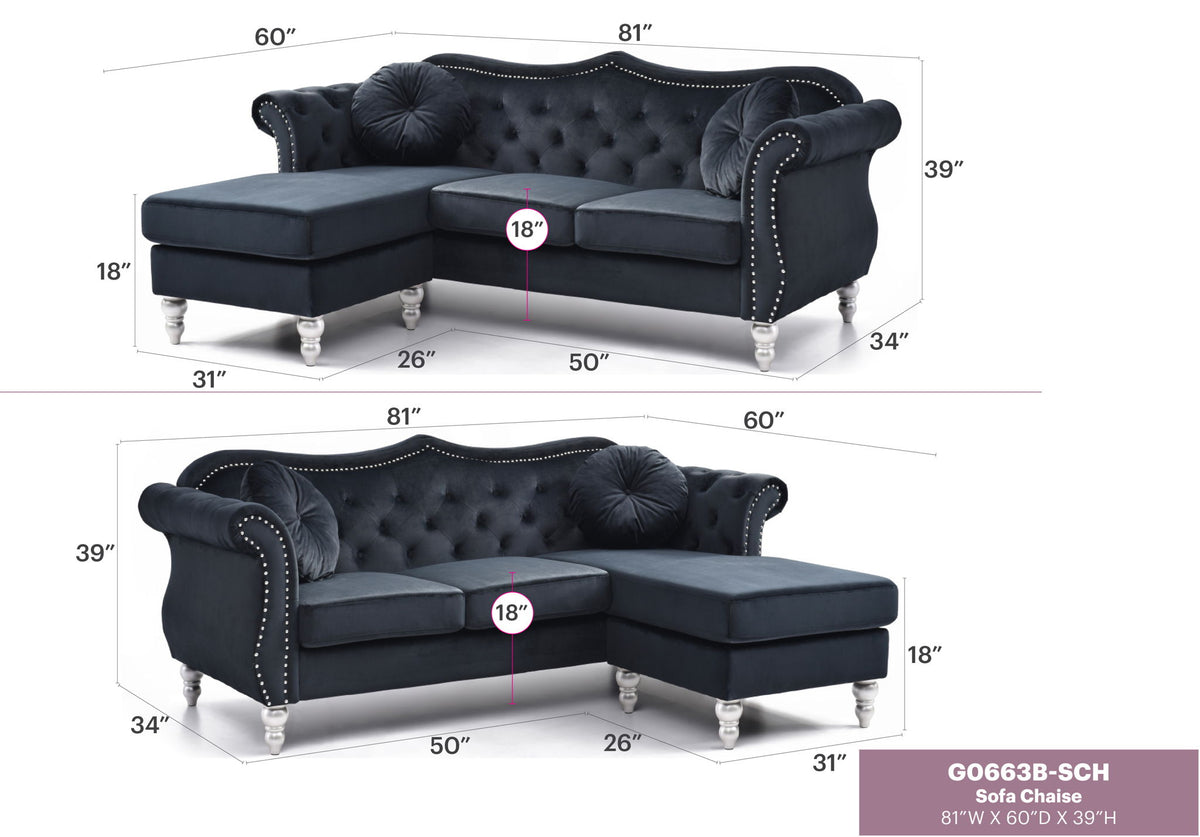 Hollywood - Sofa Chaise