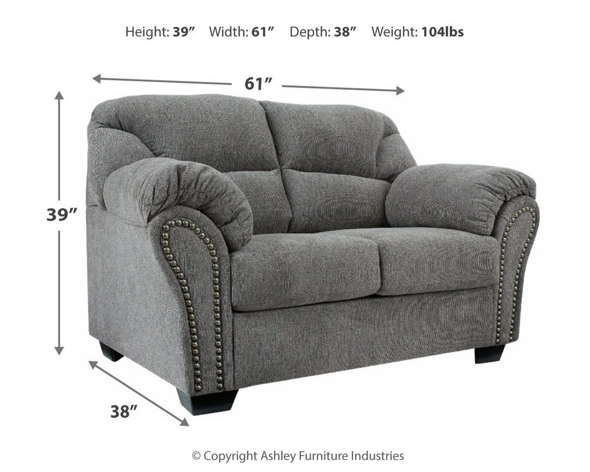 Allmaxx - Loveseat - Pewter