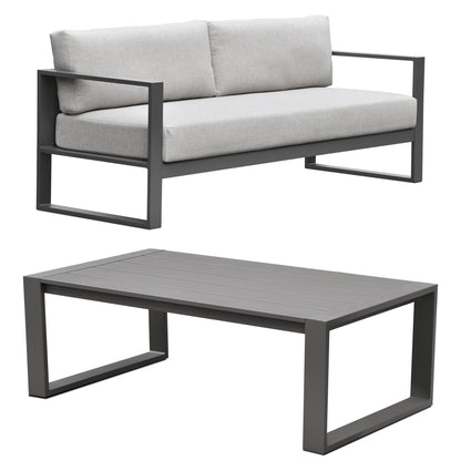 Navarro - Sofa And Coffee Table - Mocha