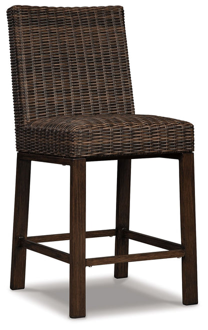 Paradise Trail - Barstool (Set of 2) - Medium Brown