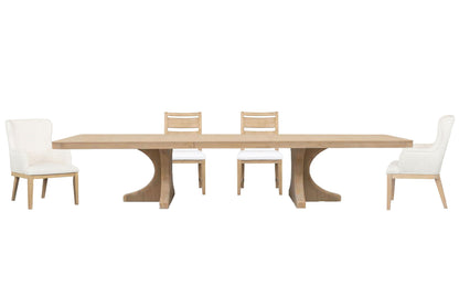 Somerset - Extendable Trestle Dining Table Set