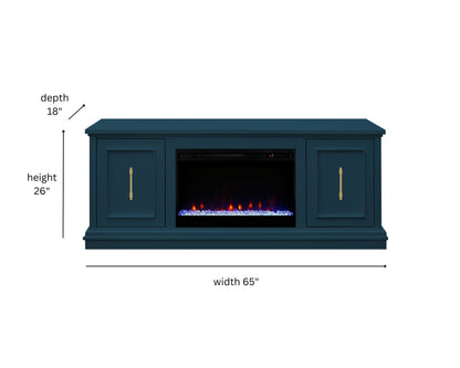 Jordan - Fireplace TV Stand