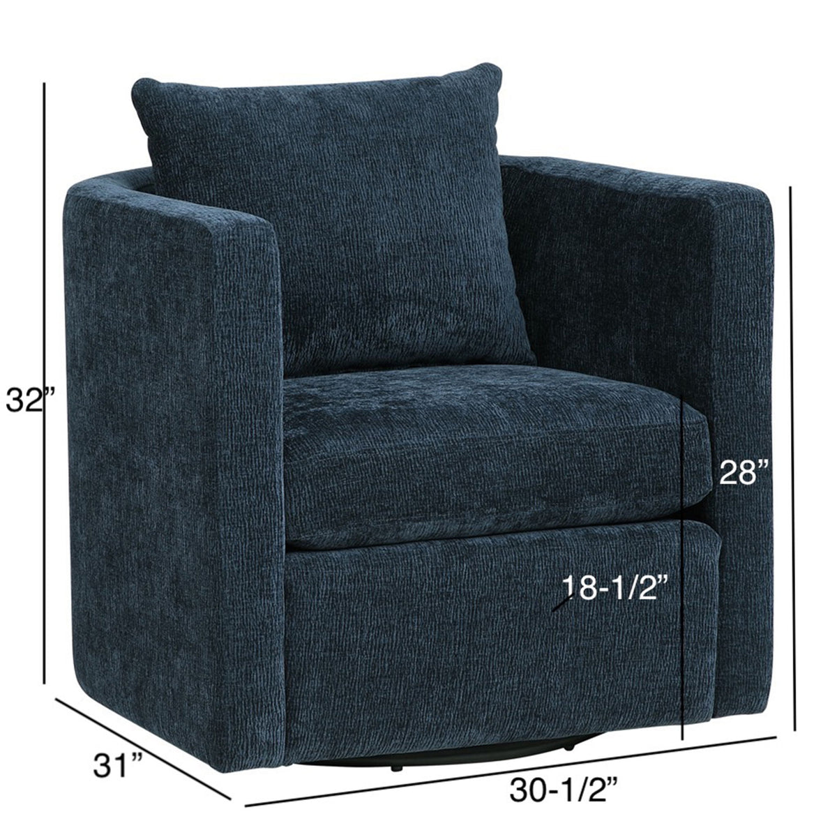 Sutton - Swivel Barrel Chair