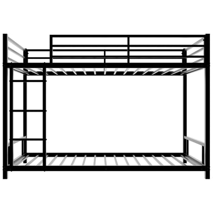 Bunk Bed With Noise Reduction And Safety Guardrail