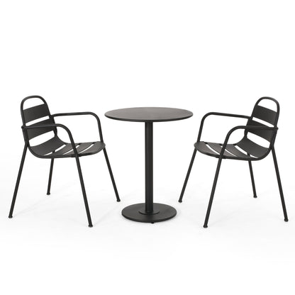 Terra Nova - Bistro Set - Matte Black