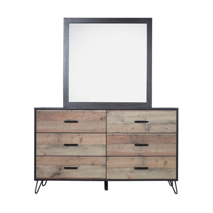 Elk River - 2 Piece Dresser & Mirror Set - Rustic White