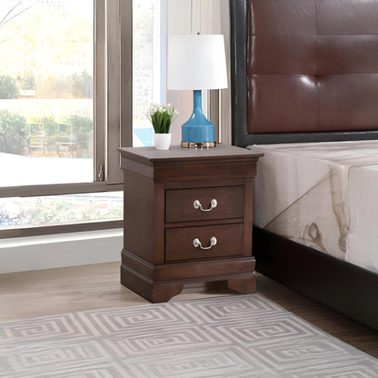 Louis Phillipe - Storage Nightstand - Cappuccino