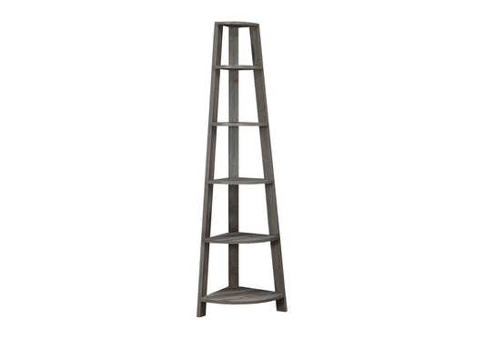 Corner Etagere Bookcase 5 Tier