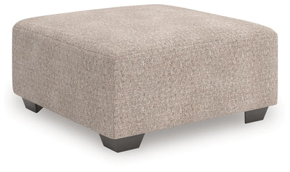Newellen - Oversized Accent Ottoman - Beige