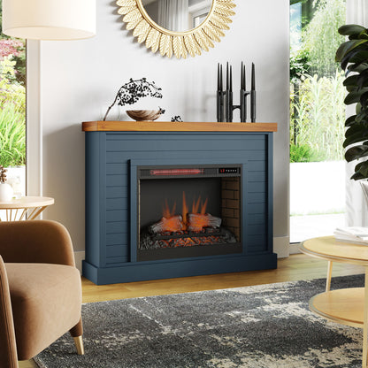 48" Fireplace With Mantel