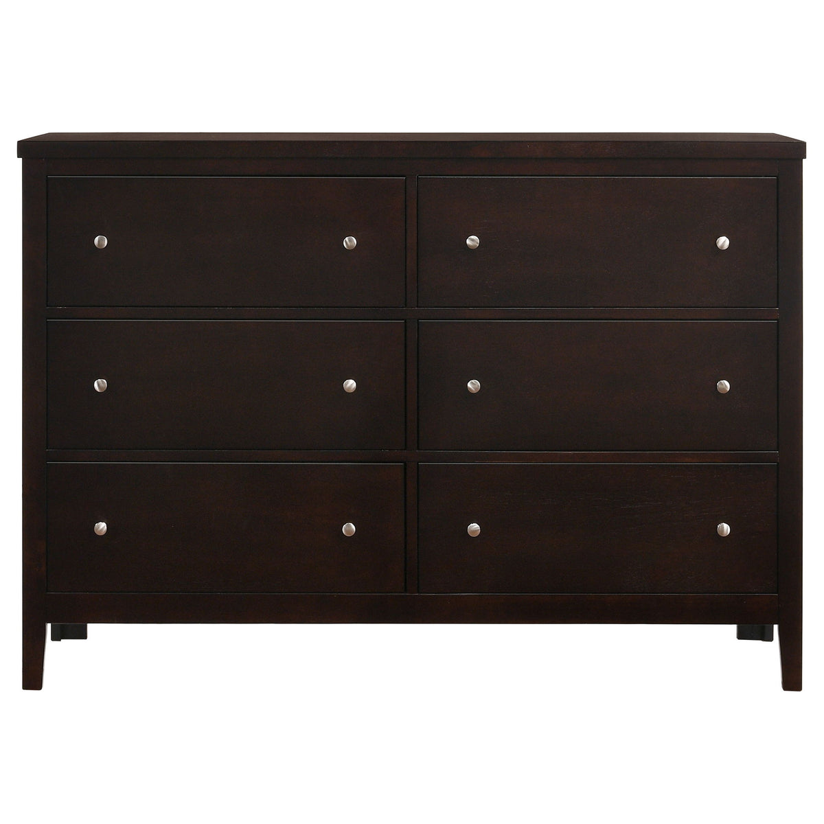 Wedgewood - 6 Drawers Dresser - Cappuccino