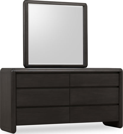 Xolani - Beveled Glass Wall Or Dresser Mirror - Jaguar