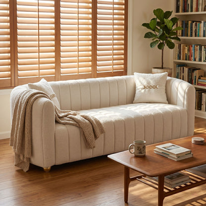 Sofa With Accents And Removable Cushions