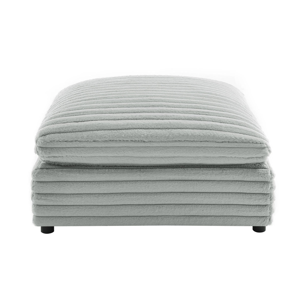 Jenny - Square Ottoman - Gray