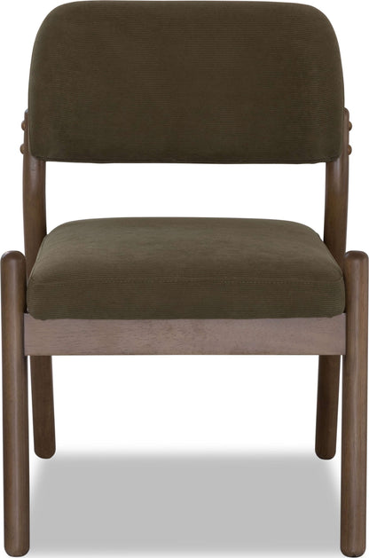 Astor - Brl Back Chair (Set of 2) - Moss / Claystone