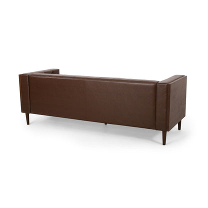 Contemporary 3 Seater Sofa With Tufted Design