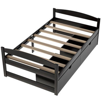 Platform Bed With 2 Drawers