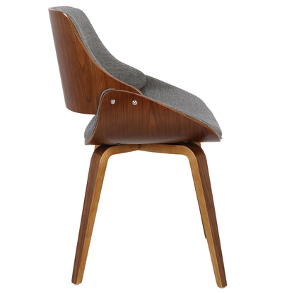 Fabrizzi - Mid-Century Modern Dining / Chair (Set of 2) - Gray