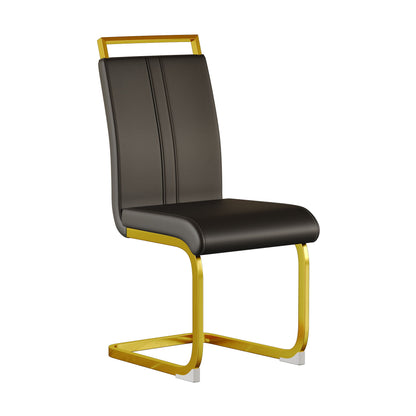 Side Dining Room Chair, Padded Seat High Back