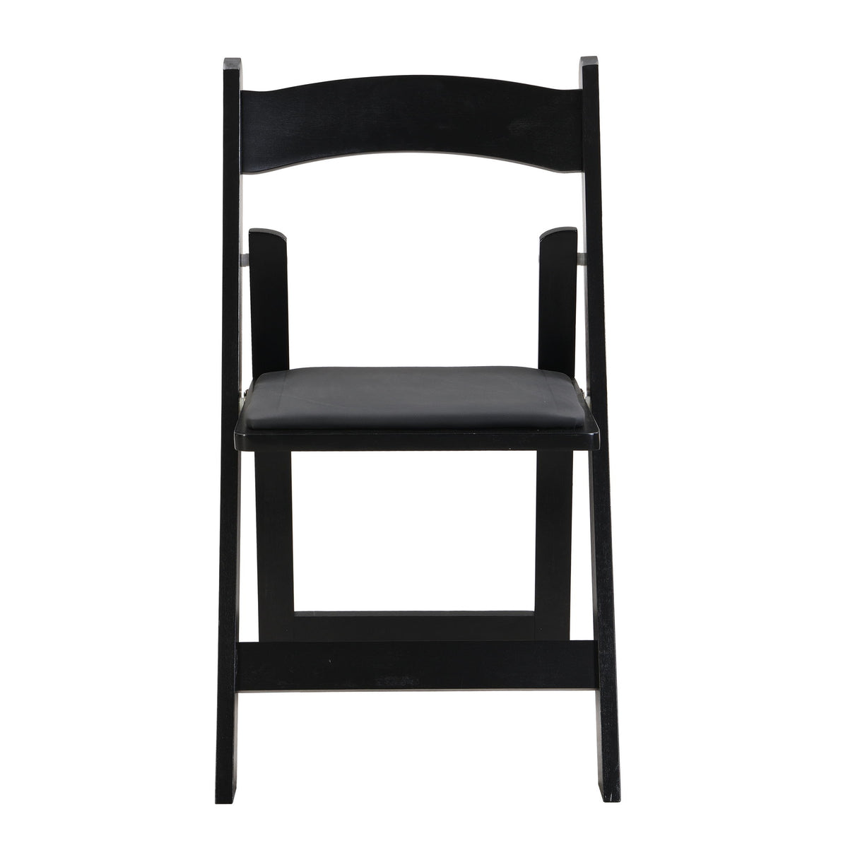 Solid Wood Upholstered Folding Chair Set, Dining Room (Set of 4)