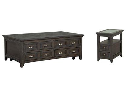 Westley Falls - Lift Top Storage Cocktail Table Set
