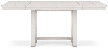 Robbinsdale - Rectangular Counter Height Dining Extension Table Set