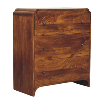 Newton - 3 Drawer Chest - Brown