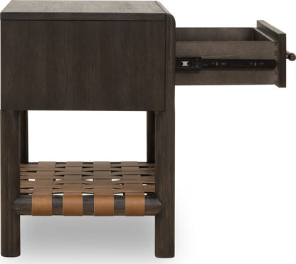 Dorsey - One Drawer USB-Charging Nightstand
