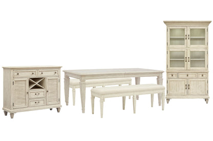 Newport - 5 Piece Extendable Rectangular Dining Table Set