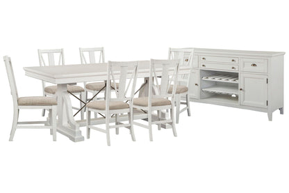 Heron Cove - Extendable Trestle Dining Table Set