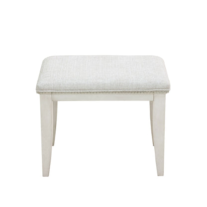 Camila - Vanity Stool - Creamy White