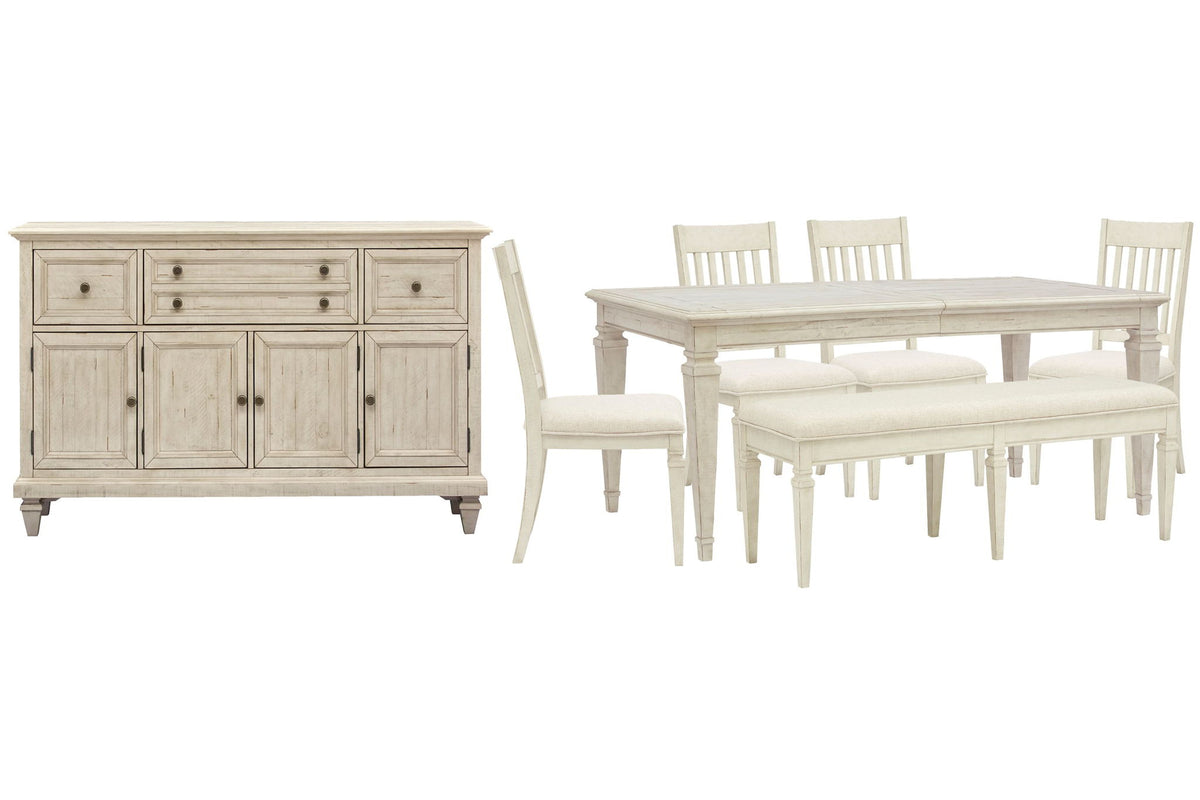 Newport - 7 Piece Extendable Rectangular Dining Table Set