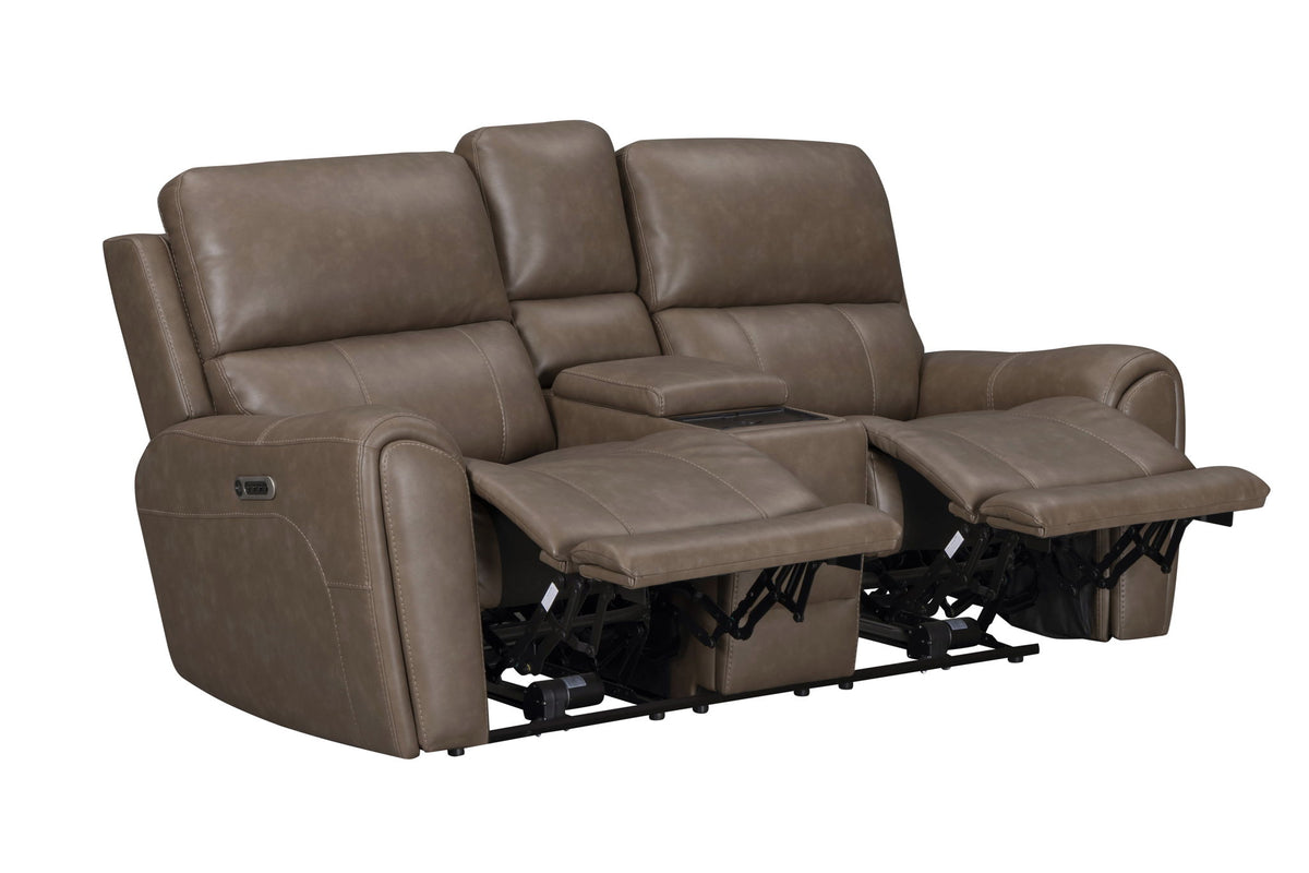 Hancock - Zero Gravity Power Reclining Console Loveseat P3