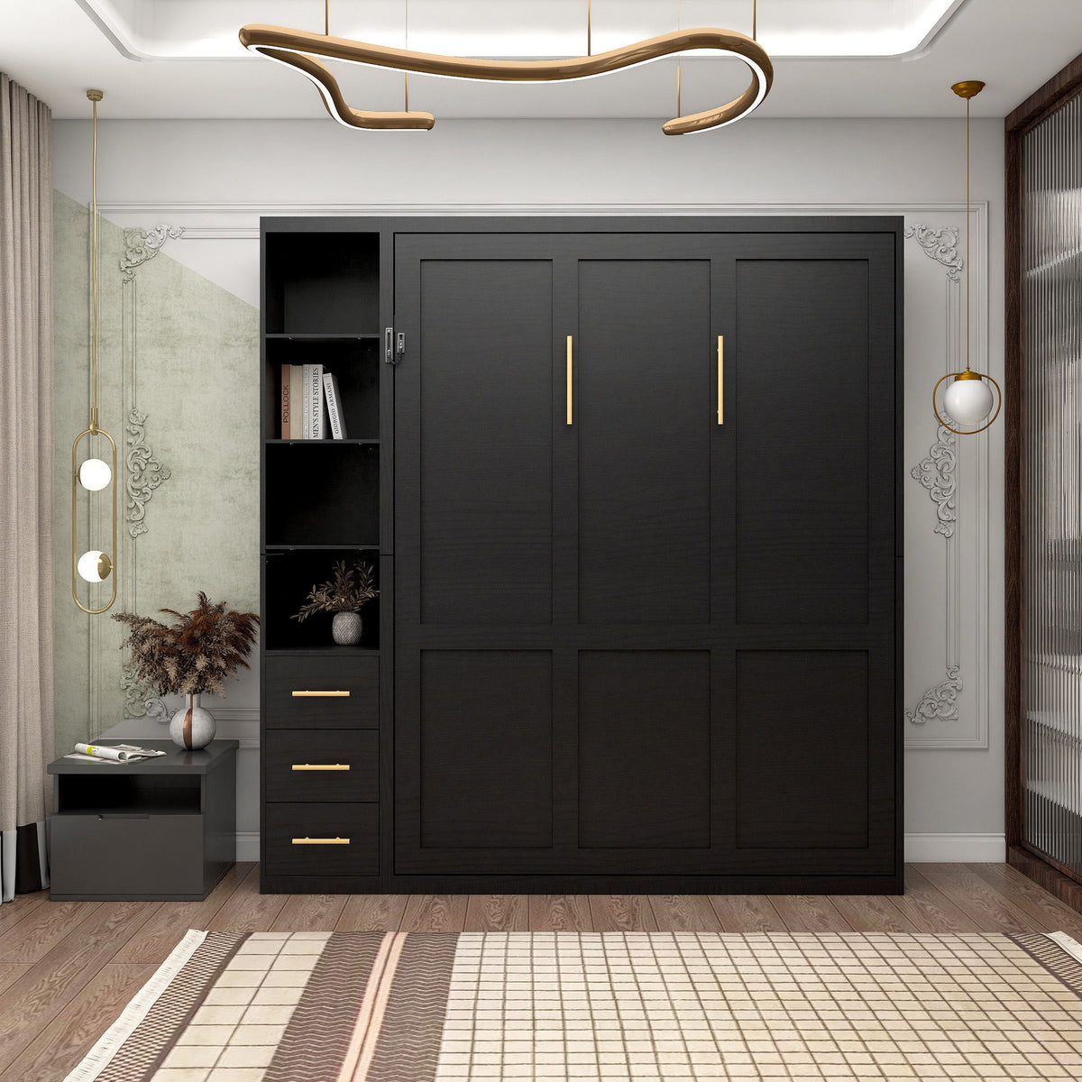Multifunctional Vertical Murphy Wall Bed