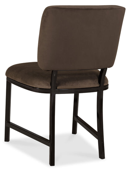 Modern Mosaic - Upholstered Side Chair (Set of 2) - Brown