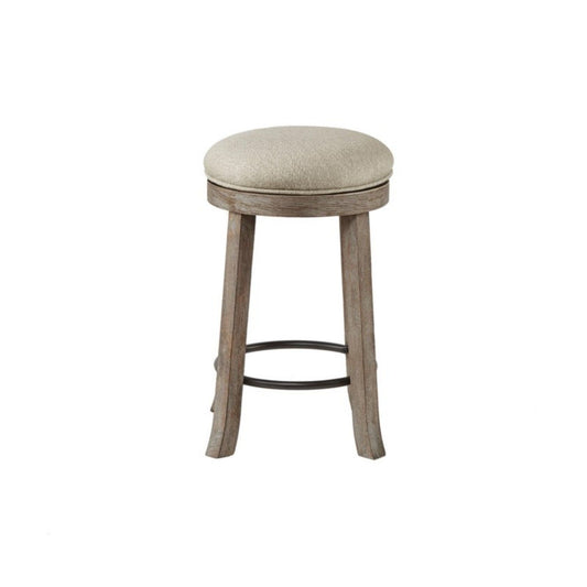 Swivel Counter Stool - Cream / Reclaimed Gray